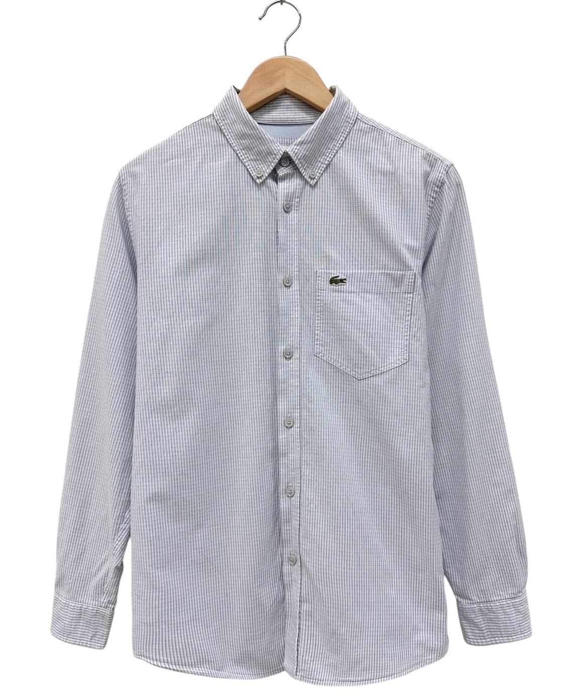 라코스테 체크셔츠 스카이블루 (M) 상품이미지1