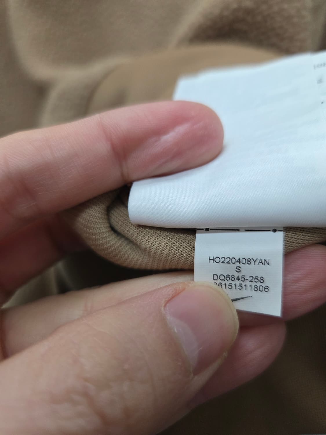 나이키 후리스 기모 크롭 맨투맨 상품이미지7