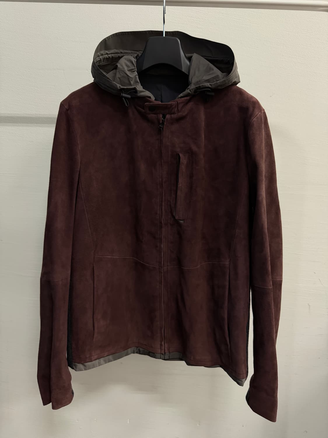 랑방 스웨이드 나일론 레더 자켓 (스포츠라인) 상품이미지1