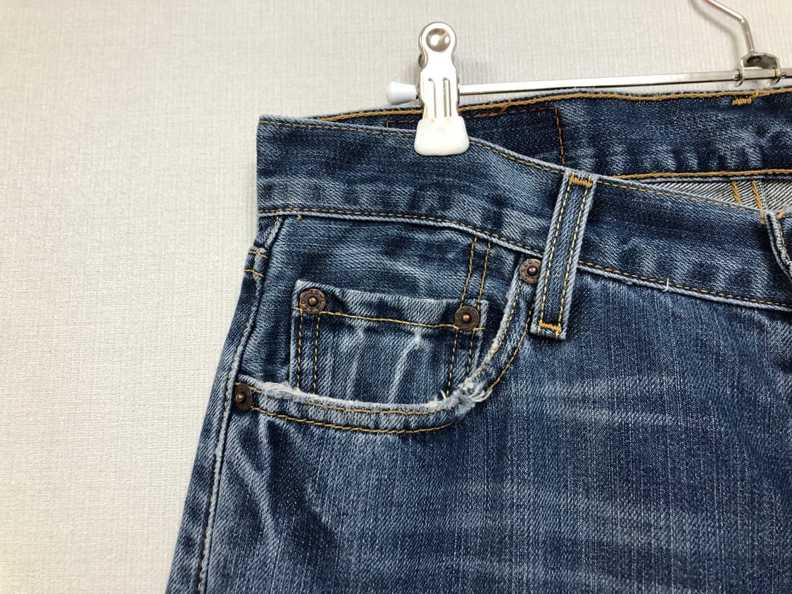 Made 멕시코) 리바이스 501 일자핏 워싱 데님팬츠 청바지 30 상품이미지3