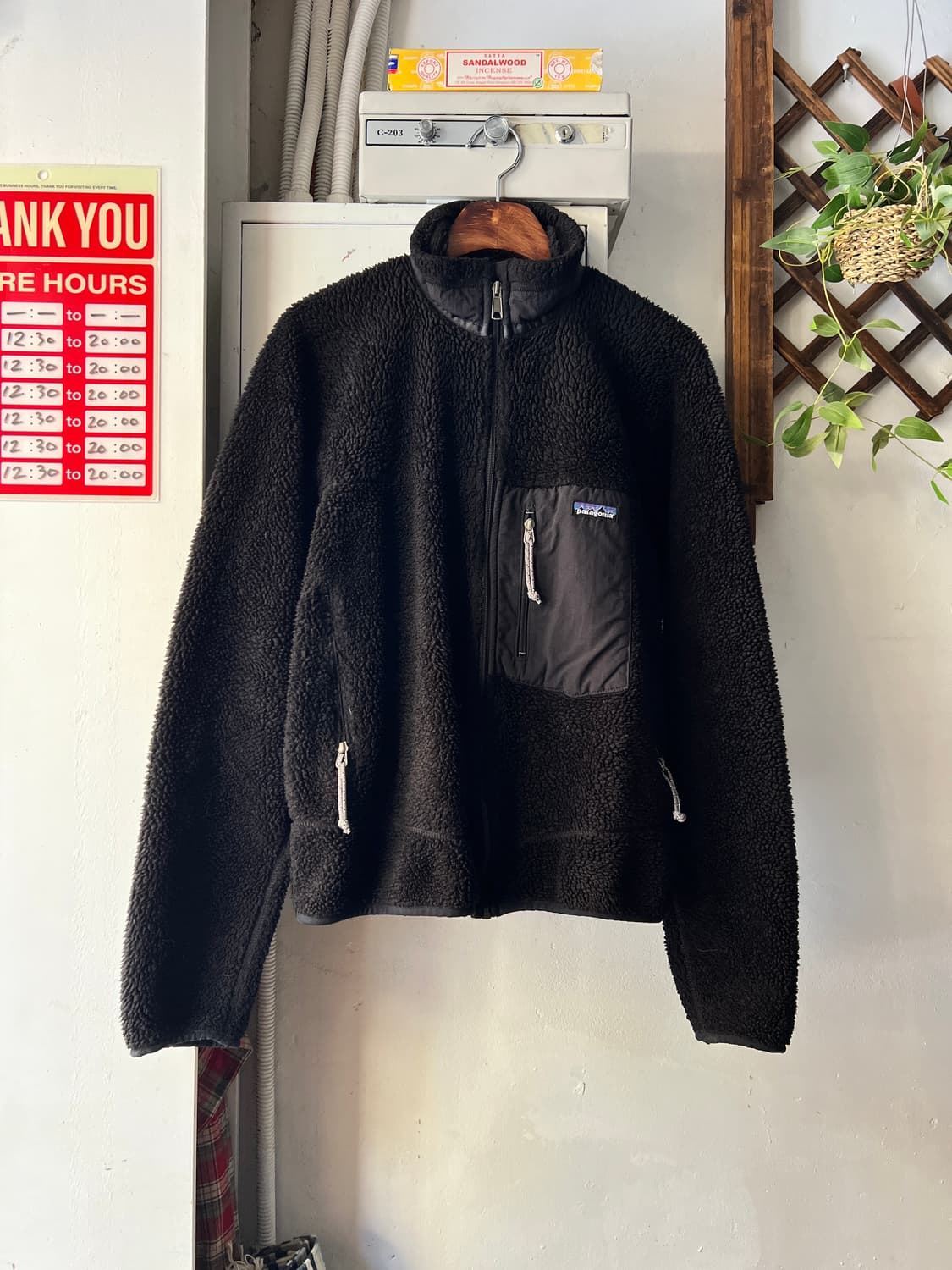 [M]90's 파타고니아 레트로 X Made in USA 블랙 플리스자켓 상품이미지1