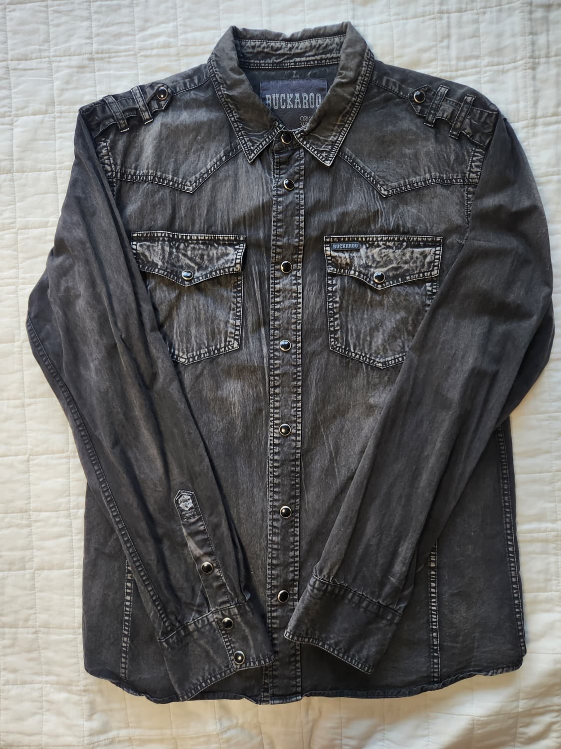 BUCKAROO 워싱 셔츠 상품이미지2