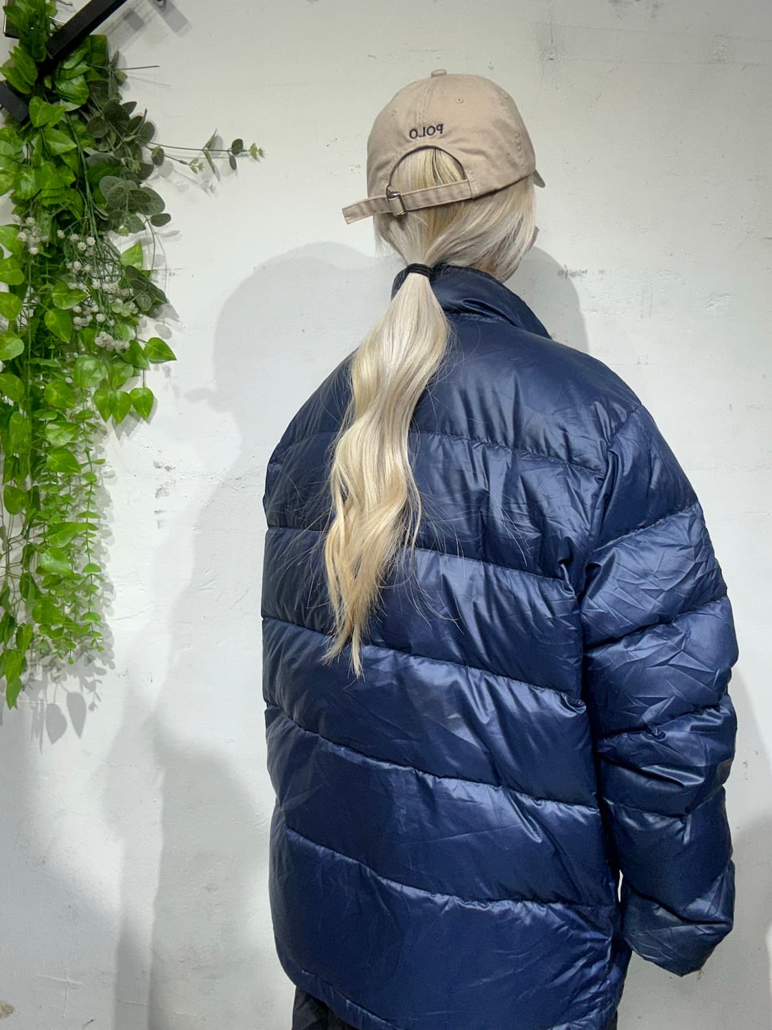 Nike 네이비 로고 오버핏 패딩 XL 상품이미지3