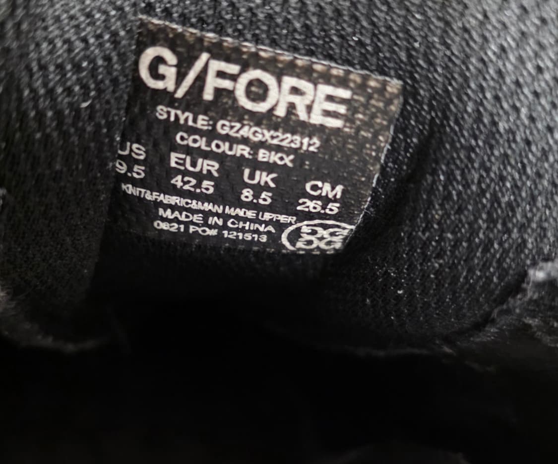 지포어 크로스 스파이크리스 골프화.   
싸이즈 265
 상품이미지7