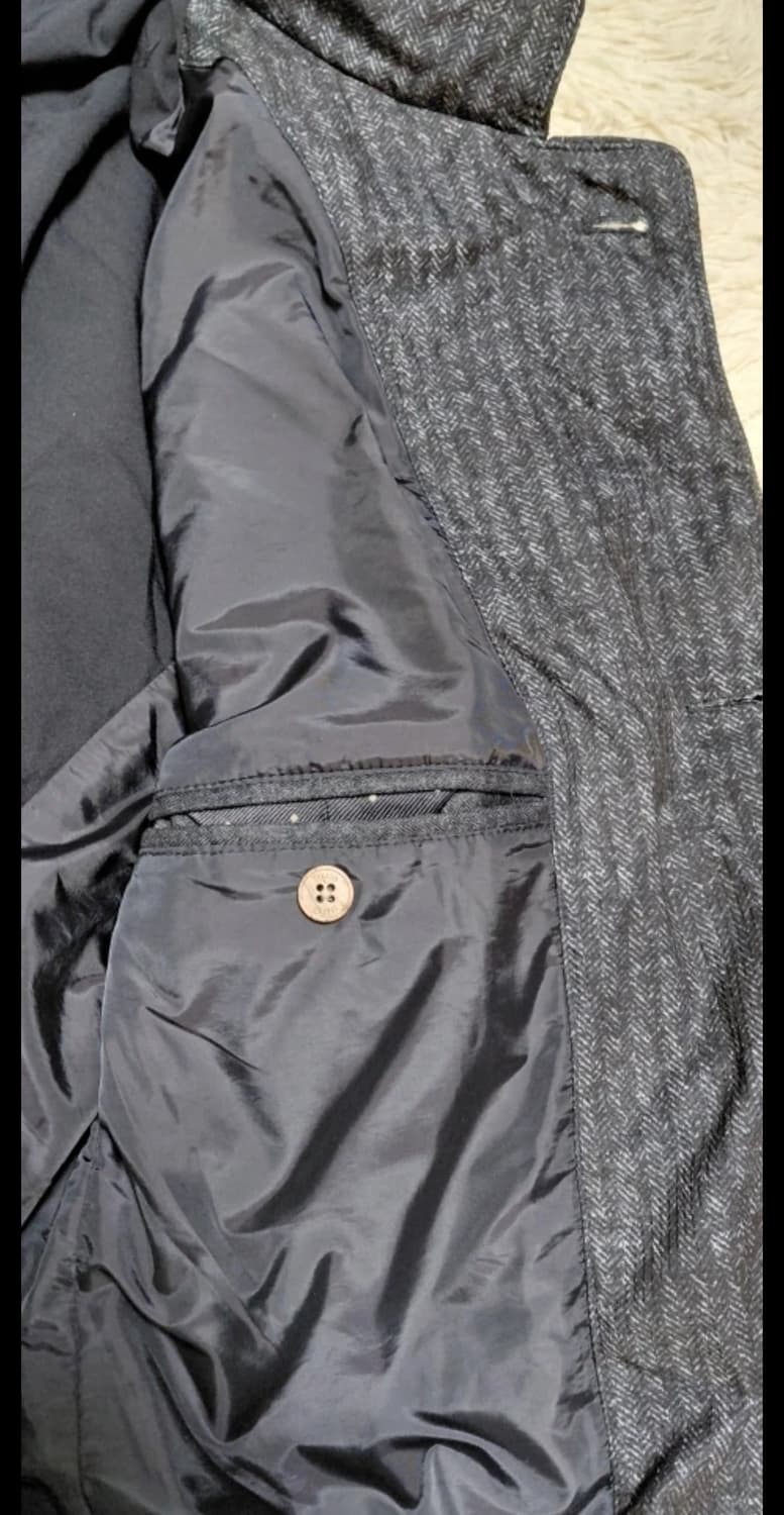 SPASSO 남성 퀼팅 구스다운 코트 105 (블랙) 상품이미지4