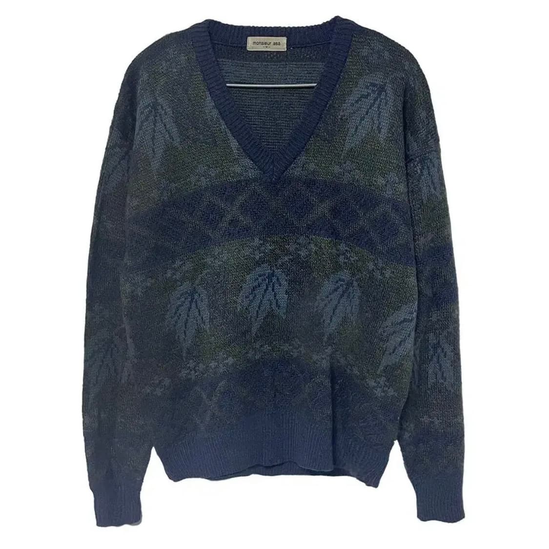 빈티지 브이넥 울 니트 상품이미지1