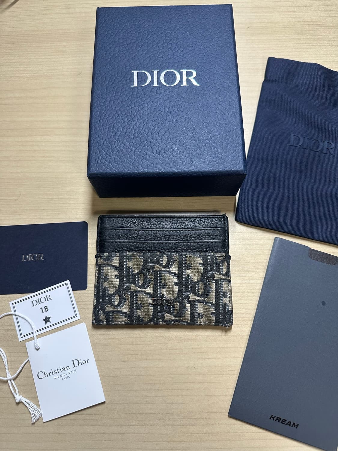 디올 오블리크 카드지갑 상품이미지2