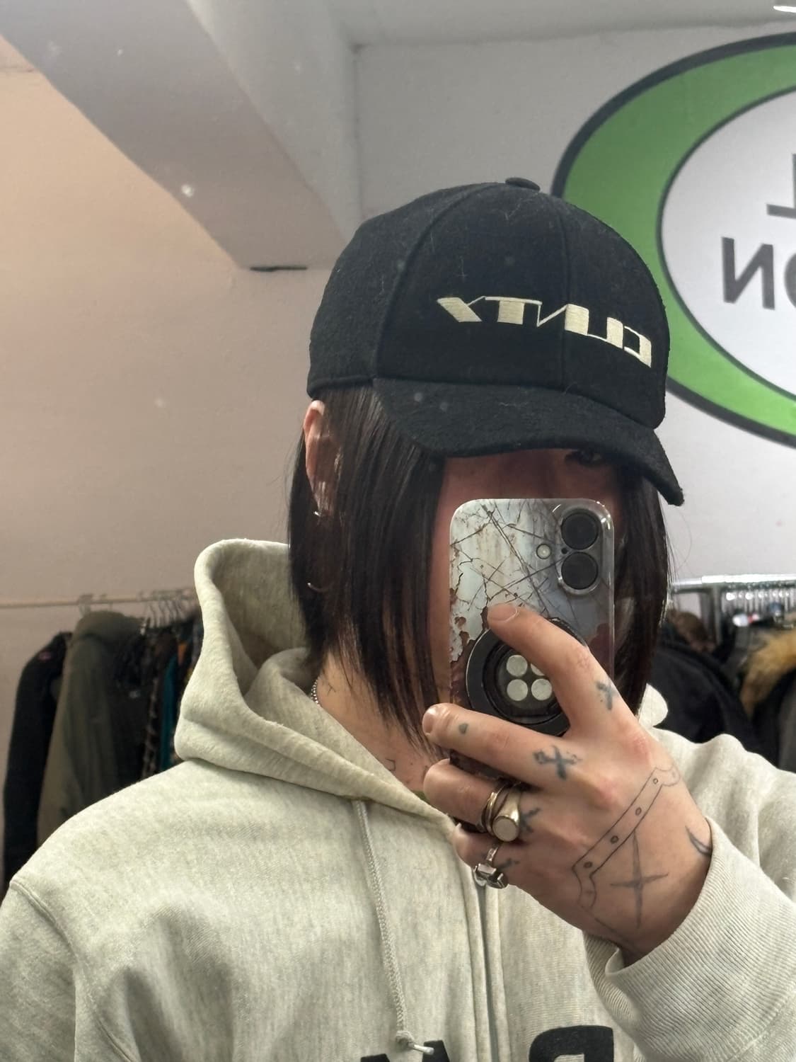 TTF✳️릭오웬스 자수 로고 볼캡 상품이미지2