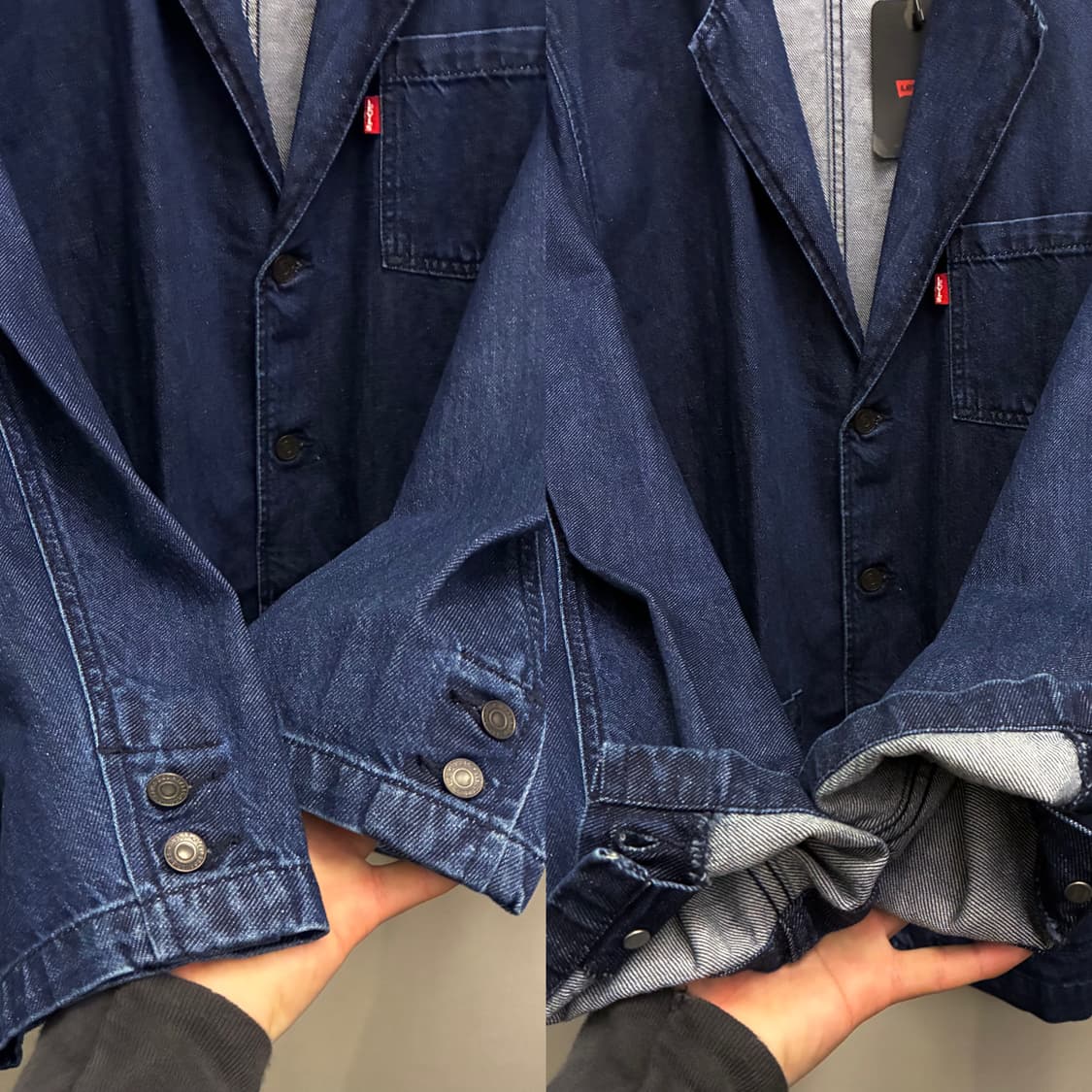 (XL)Levis 리바이스 테일러링 루즈핏 블레이저 데님자켓 상품이미지7