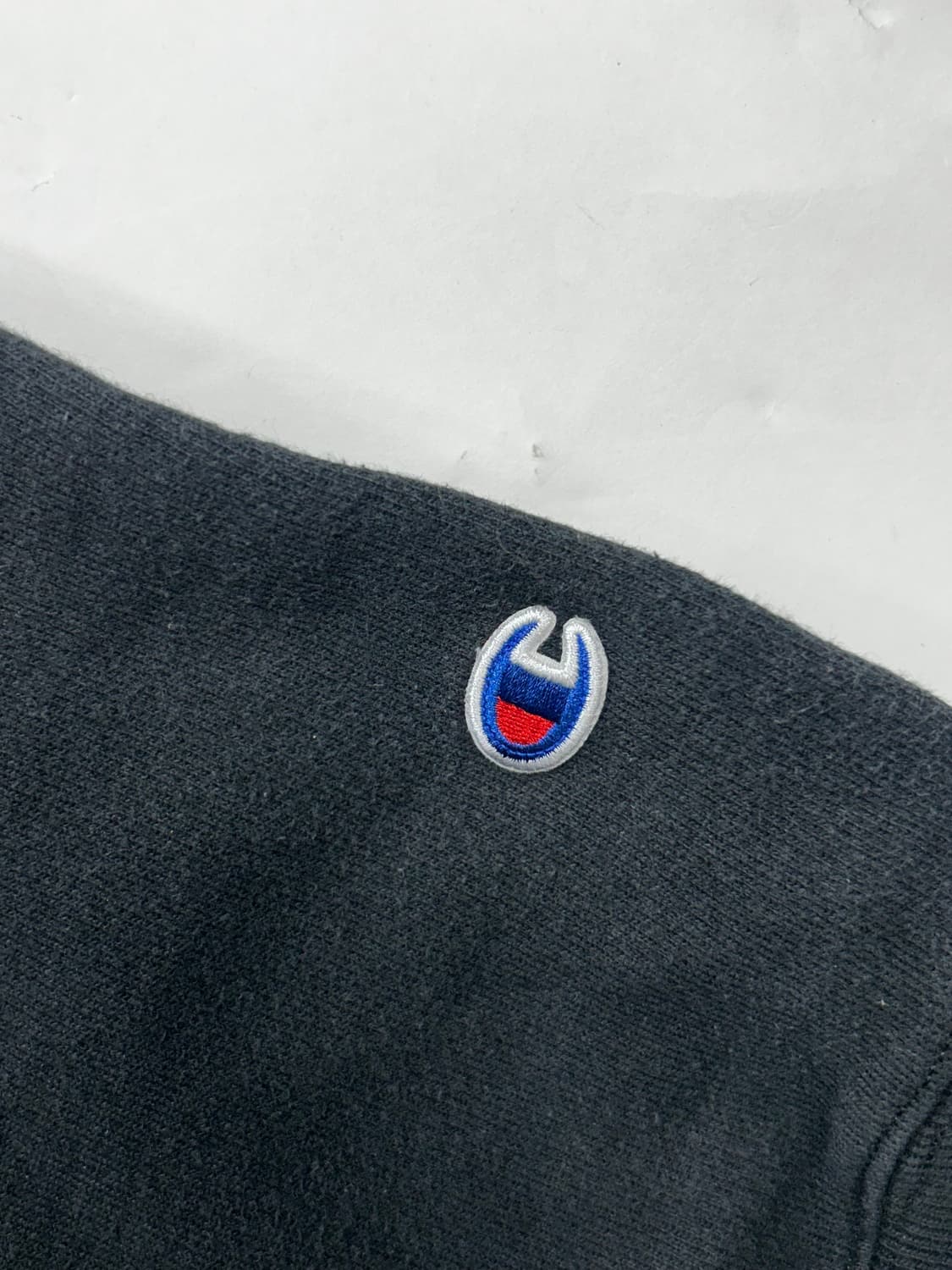 챔피온 자수로고 블랙 후드티 L 상품이미지8