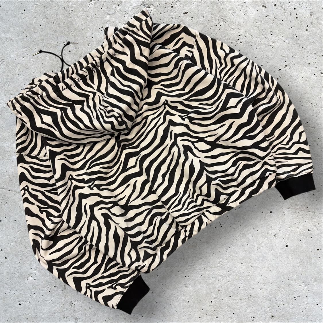 [F] 라이프워크 제브라 크롭 후드 집업 B371 상품이미지2