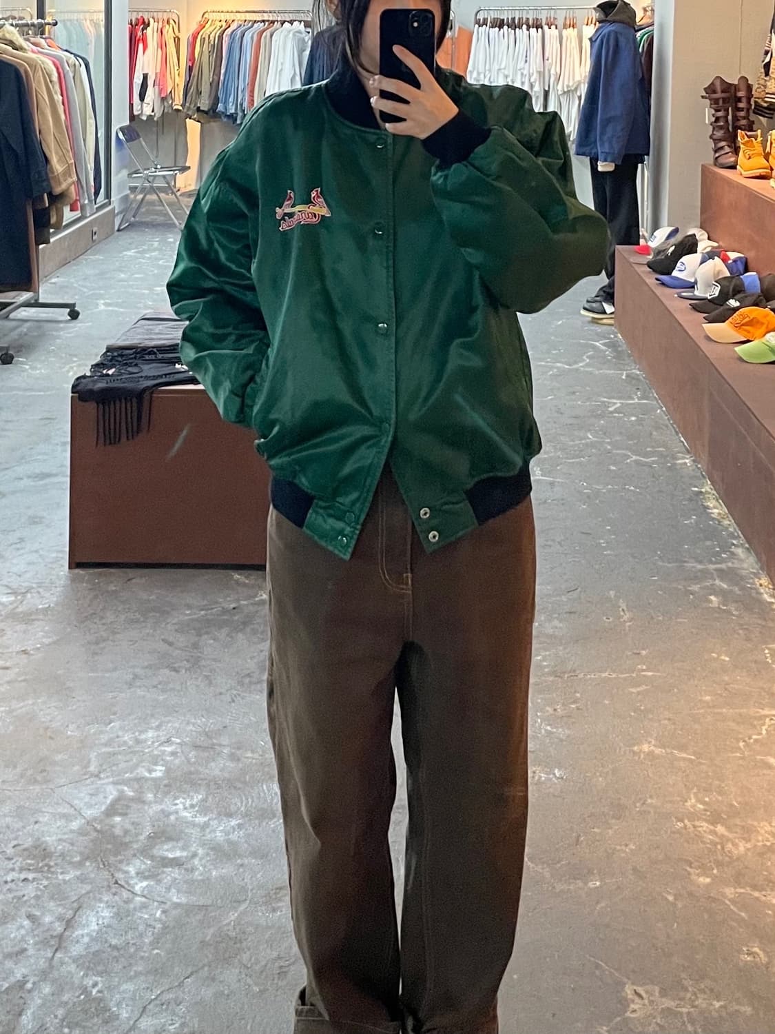 90s USA 스타디움 재킷 H1132 상품이미지1