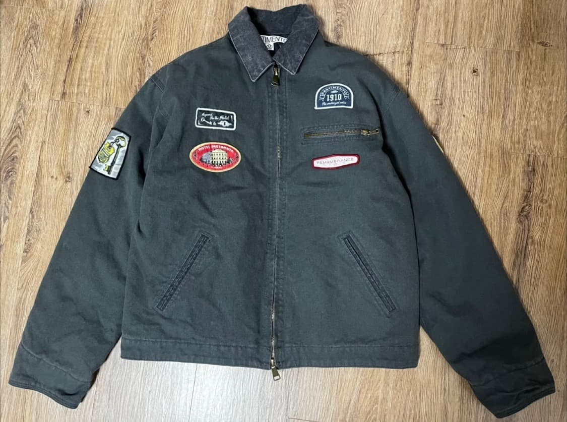 파르티멘토 3M 신슐레이트 VTG 워시드 패치 워크 자켓 상품이미지6