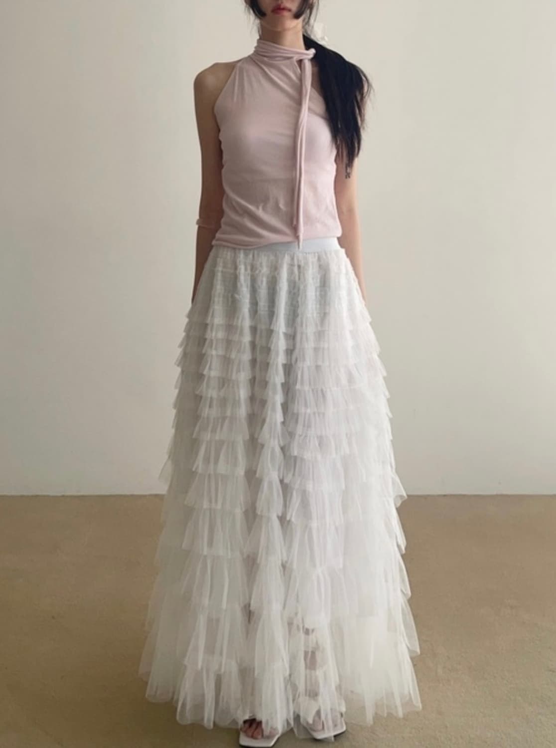 아델리오 adelio 베베 홀터 타이 티 pink 핑크 상품이미지2