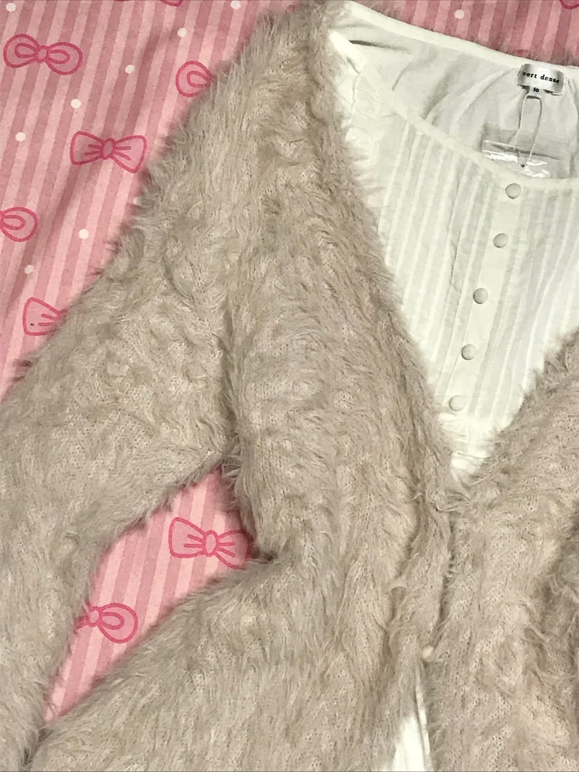 히메갸루 베이비핑트 하트참 가디건 상품이미지3