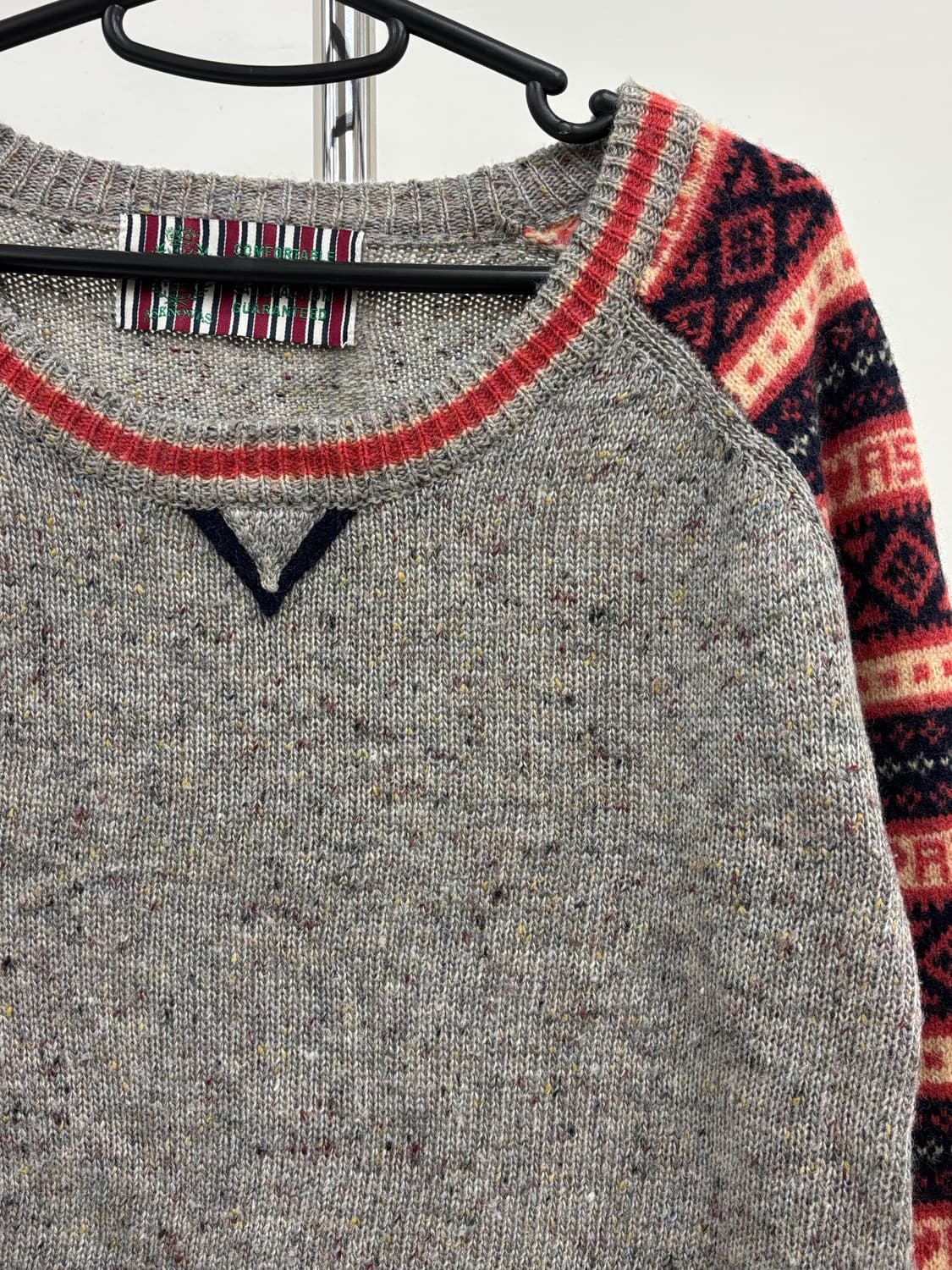 빈티지 노르딕 울 니트 상품이미지6