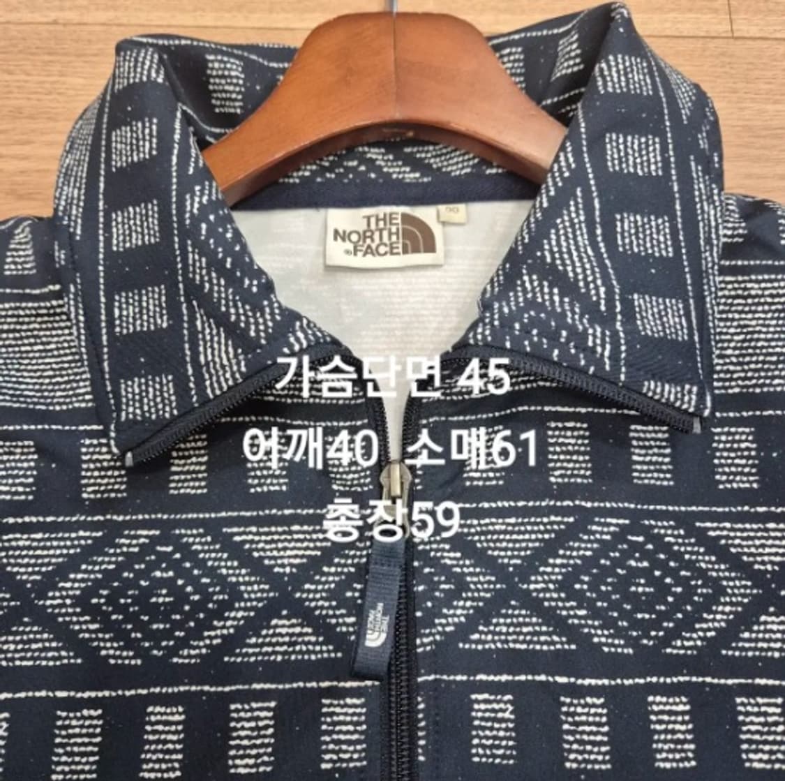 노스페이스 화이트라벨 랜싱 집업 자켓 90  상품이미지9