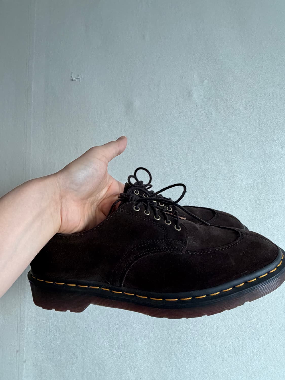 닥터마틴 2046 브라운 스웨이드 uk7 260 상품이미지5