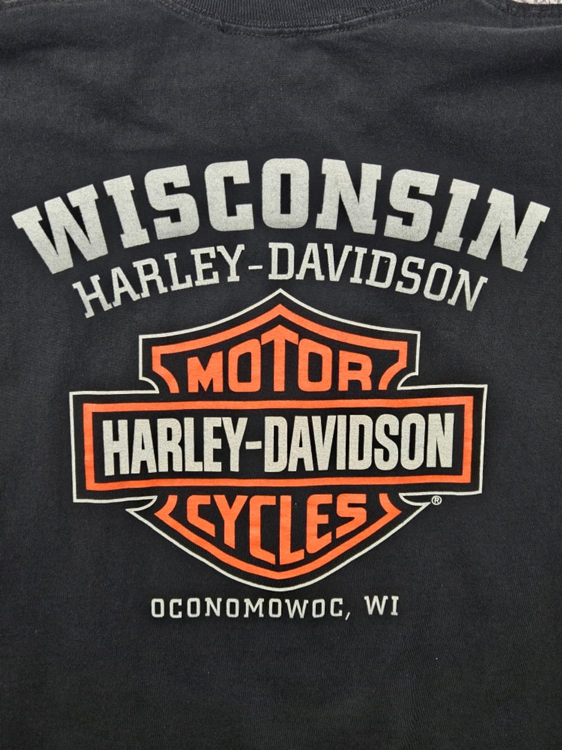 할리데이비슨 위스콘신 오코노왁 반팔 티셔츠 ( L 추정 ) / 11650 상품이미지10