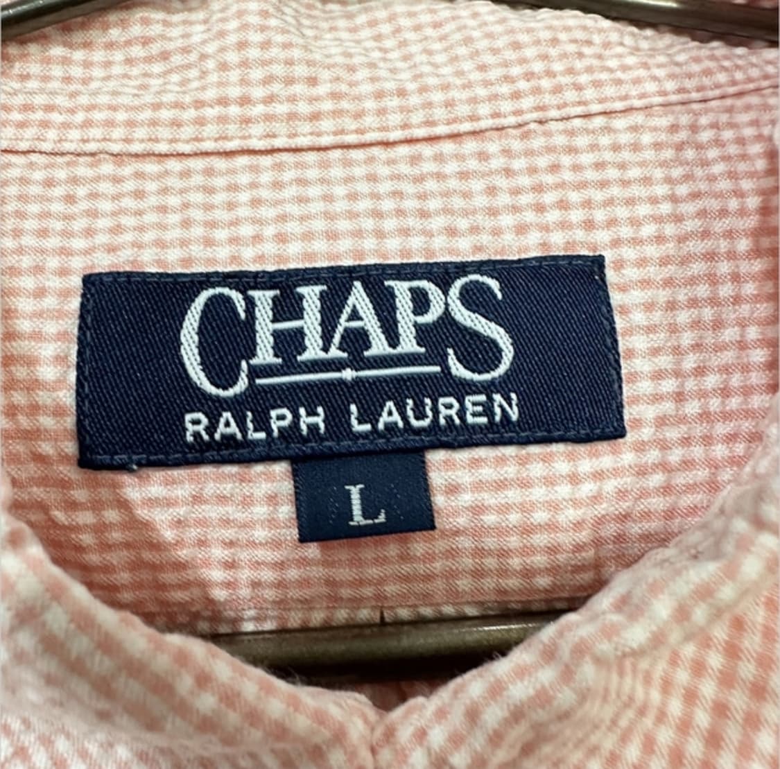 챕스 랄프로렌 체크 반팔셔츠 상품이미지4