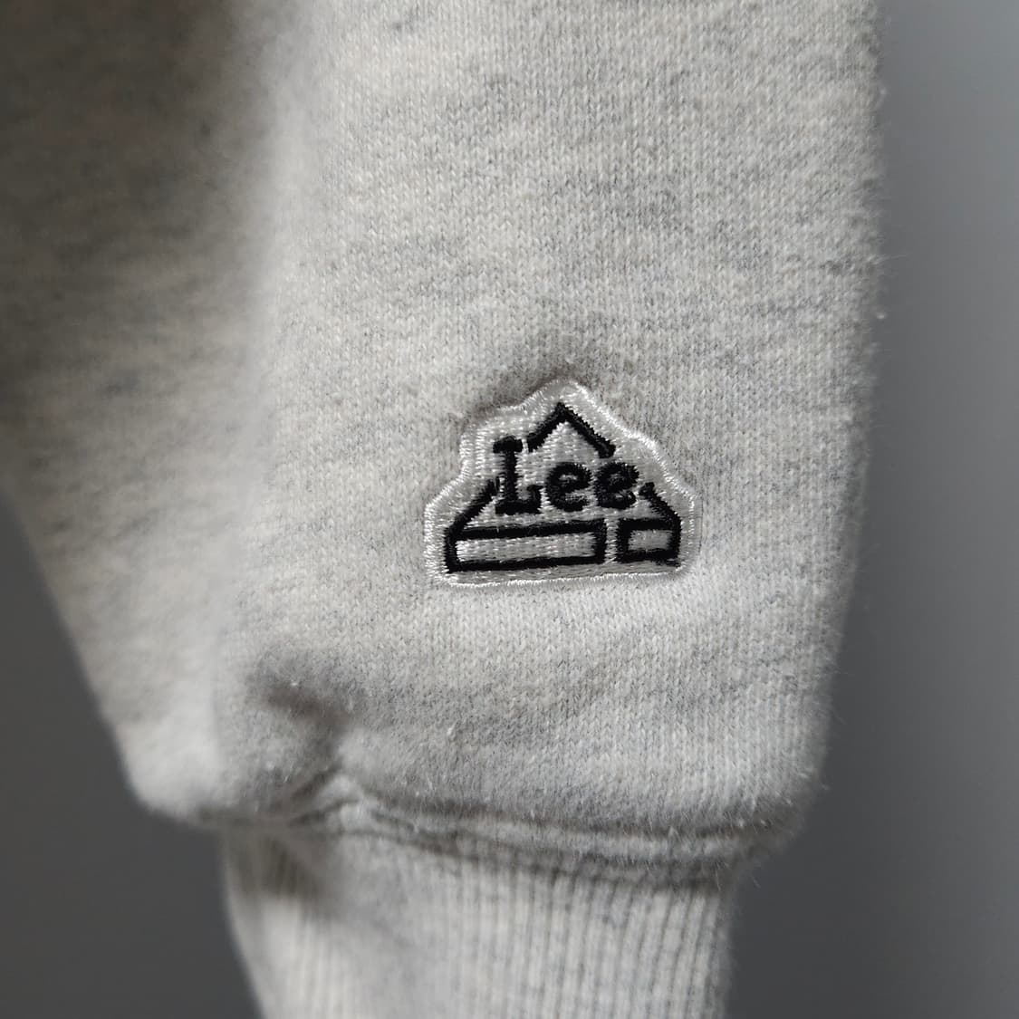 S ) LEE 빅 트위치 로고 오버핏 크롭 맨투맨 상품이미지3