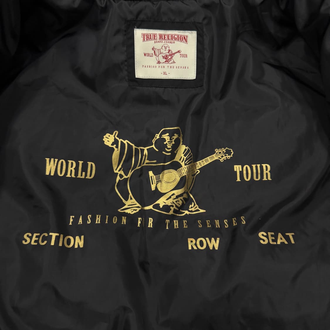 트루릴리전 우먼 빅카라 헤비 패딩 블랙 XL 105 상품이미지7