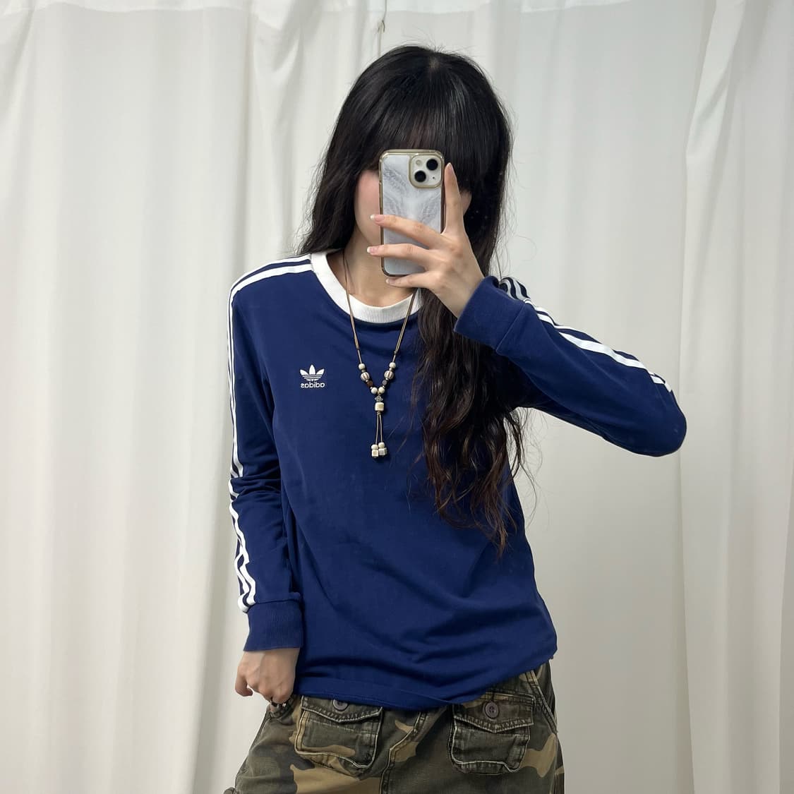 Adidas navy firebird long sleeve 상품이미지2