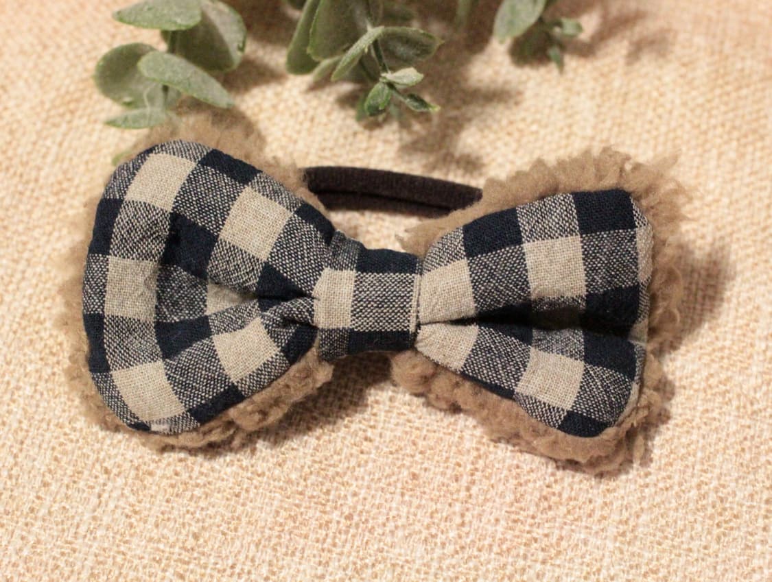 핸드메이드 미니 리본 머리끈 2개세트 상품이미지7