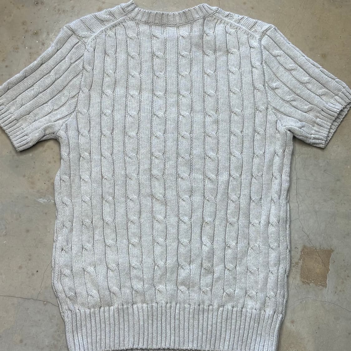 🫶🏻 폴로랄프로렌 여성용 Ivory 반팔 니트 🫶🏻 상품이미지3