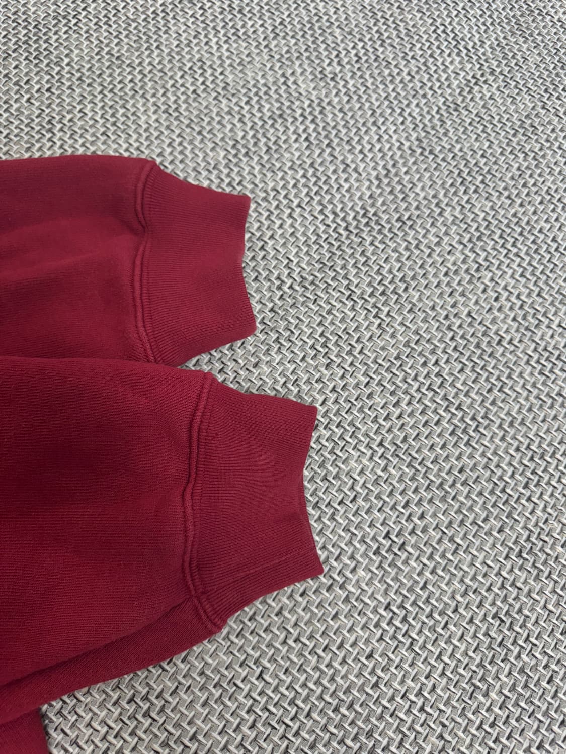 발렌시아가 백로고 후드티 레드  상품이미지4