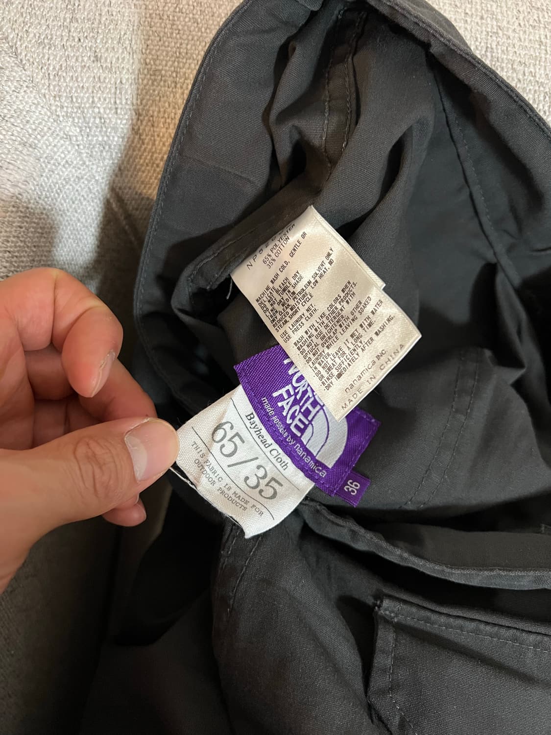 노스페이스 퍼플라벨 베이커 팬츠 36 상품이미지4