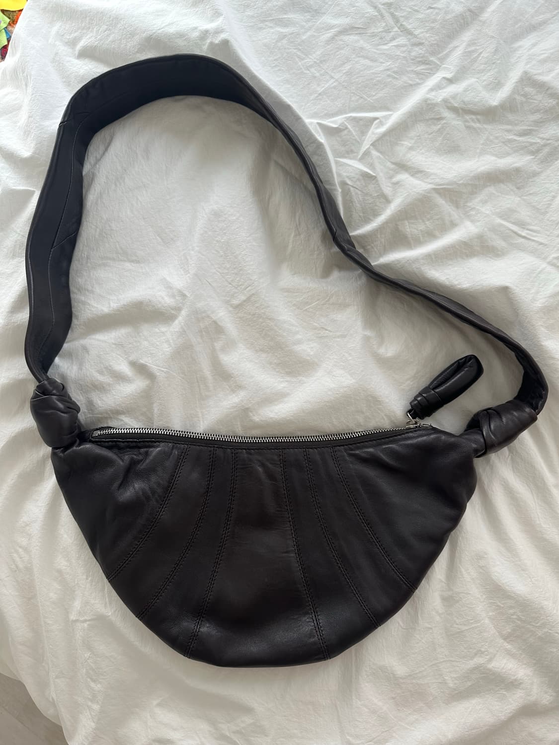 Lemaire 르메르범백 크로아상백 다크초코 레더 스몰사이즈 상품이미지2