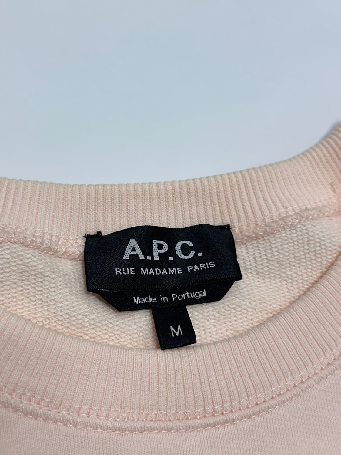 A.P.C. 아페쎄 연핑크 맨투맨 상품이미지7