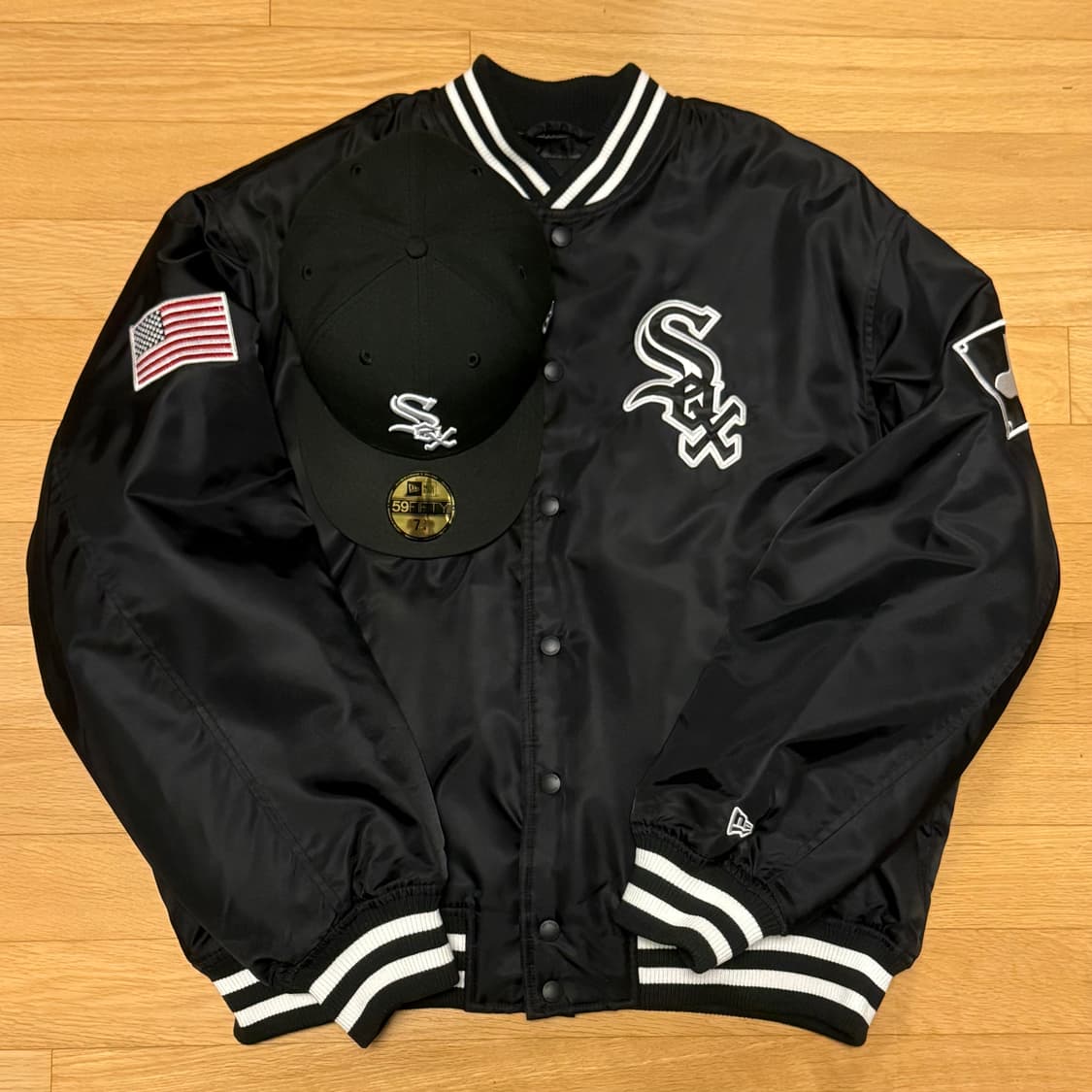 뉴에라 화이트삭스 스타디움 자켓&피티드캡 일괄 상품이미지1