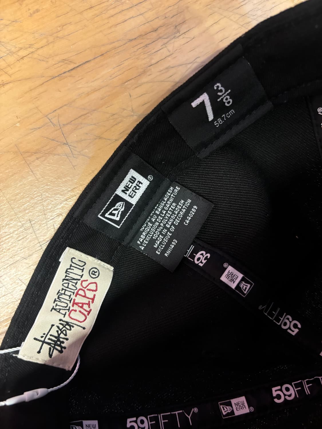 스투시 트윌 스탁 8볼 캡 블랙 상품이미지5