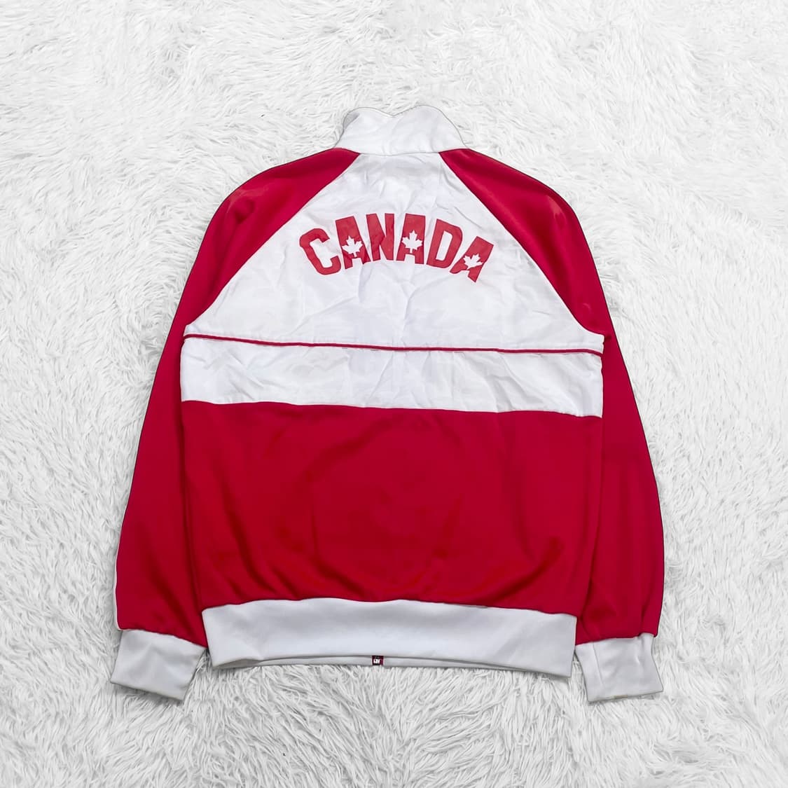 아디다스 캐나다 트랙탑 져지 레드 화이트 상품이미지3