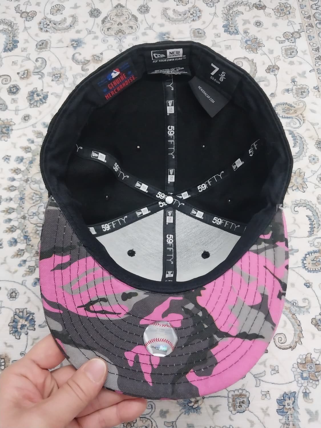 뉴에라 59FIFTY 핑크 카모 뉴욕 양키스 볼캡 상품이미지6