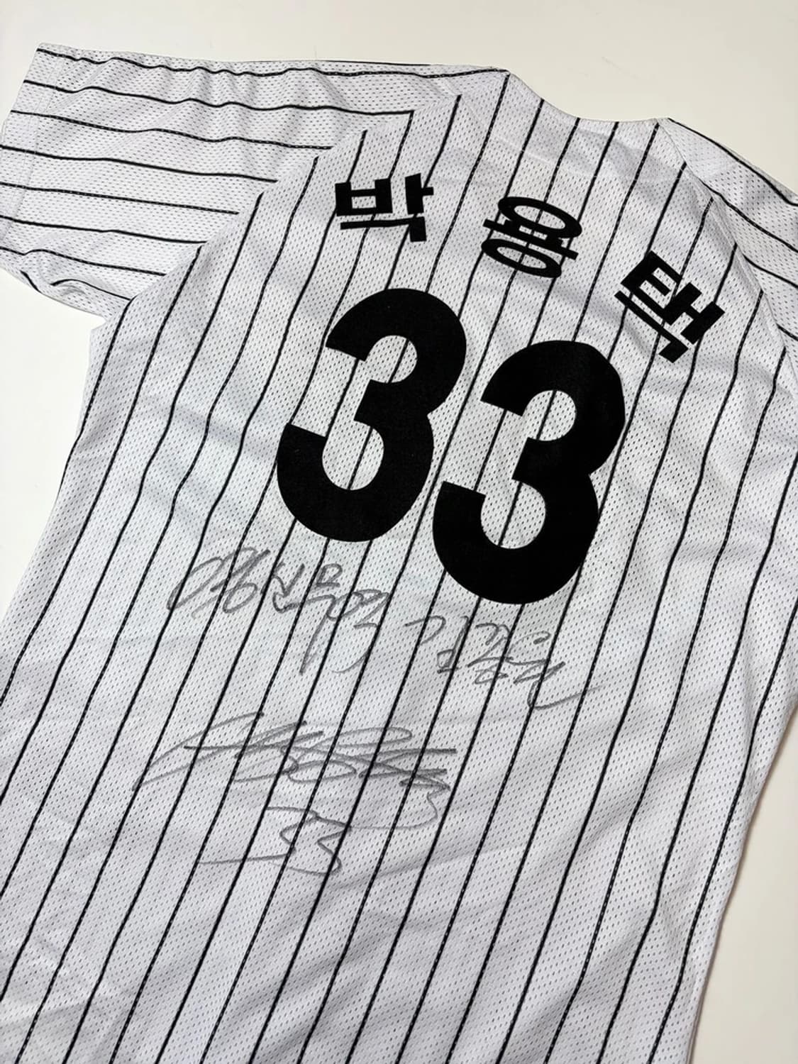 엘지 트윈스 박용택 선수 싸인 반팔 유니폼 PN9516 상품이미지2