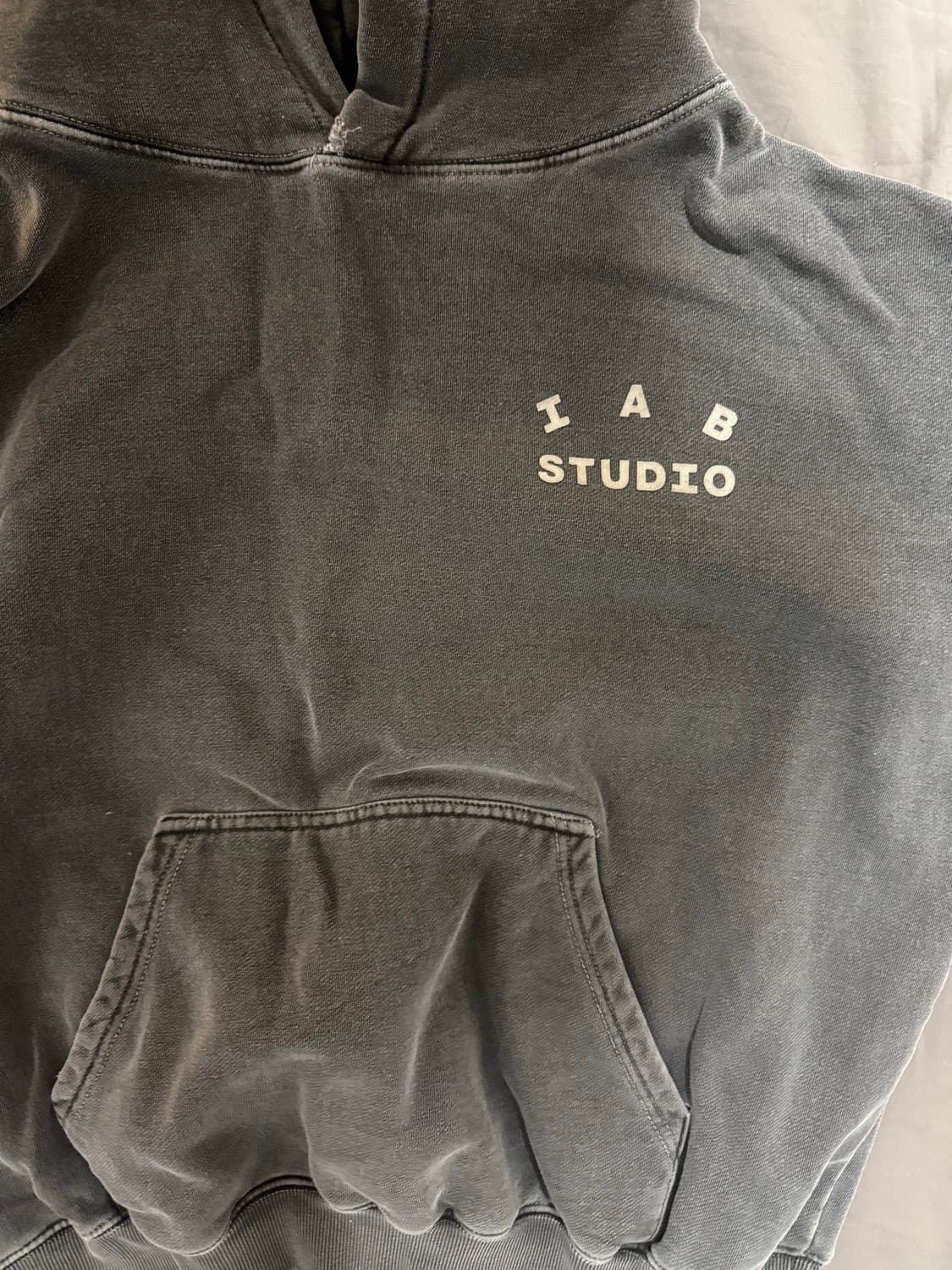 아이앱 피그먼트 후드티 L (크림가 30+) 상품이미지2