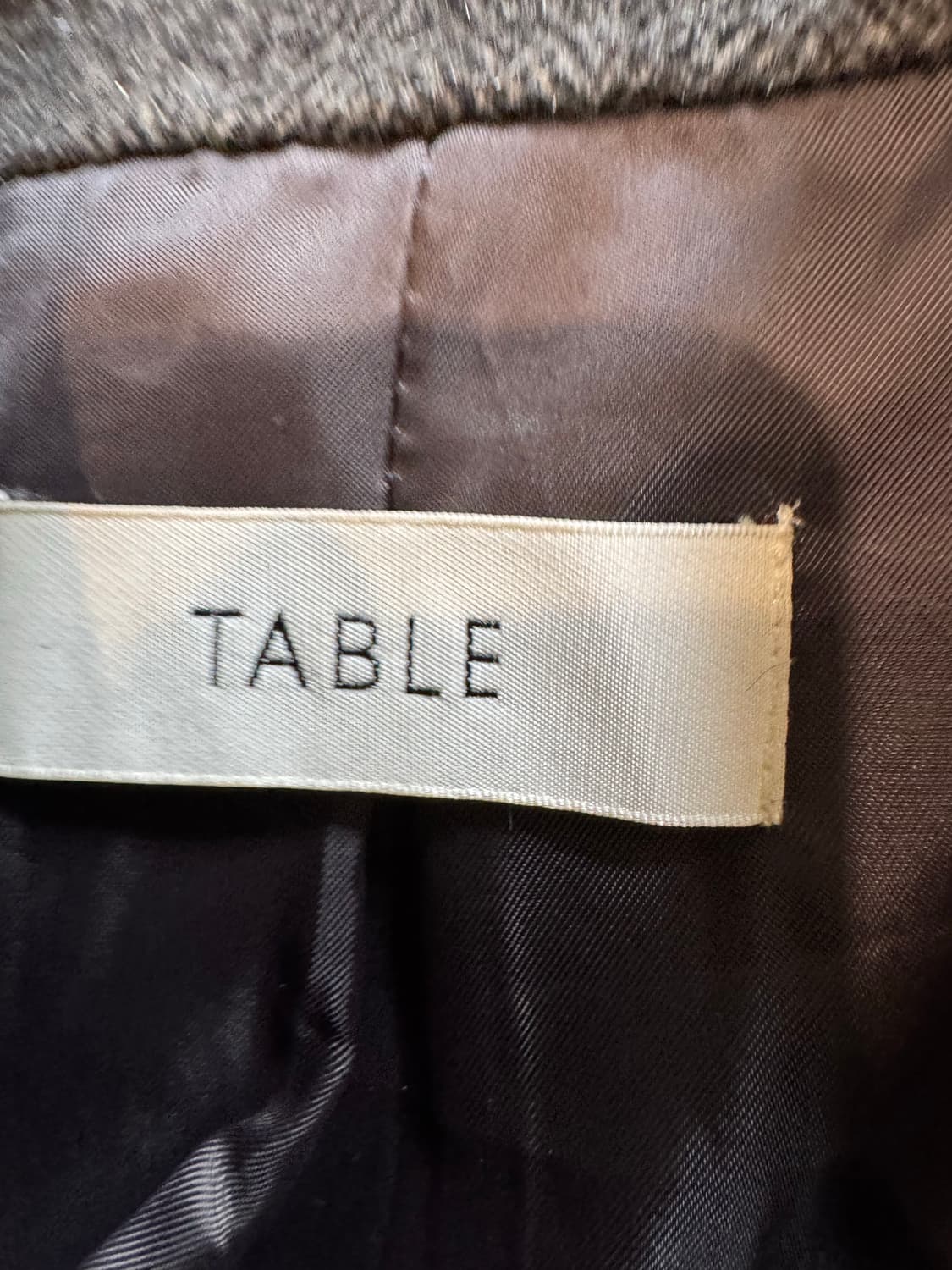 table 테이블 헤링본 롱코트 상품이미지7