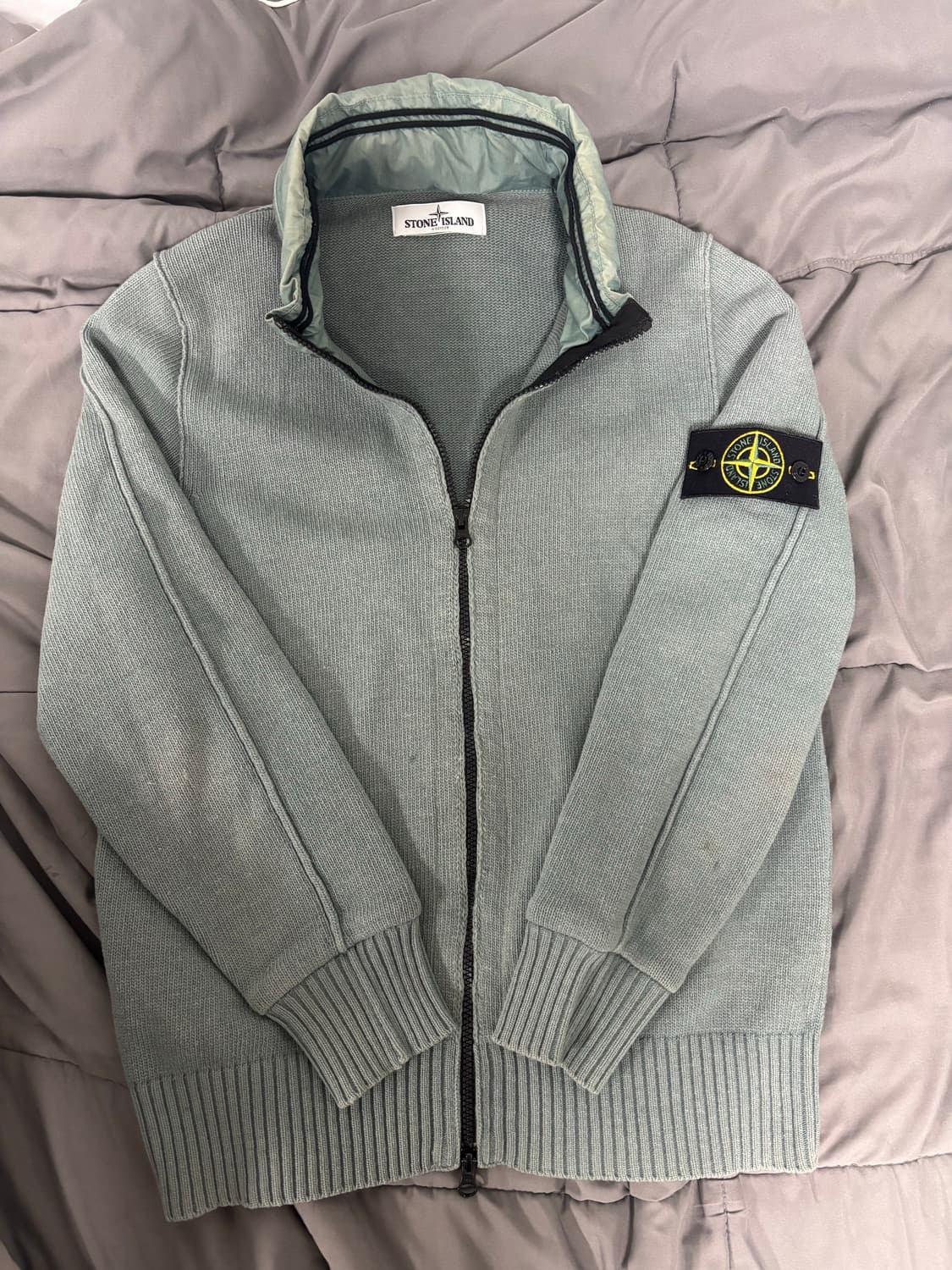 스톤아일랜드 니트집업 상품이미지1