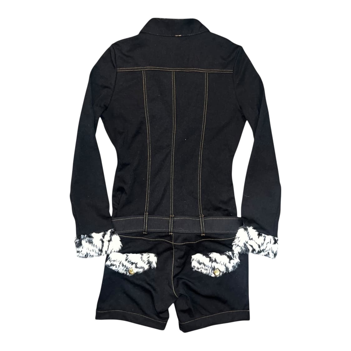 호피퍼 포인트 집업 점프슈트 갸루y2k펑크 상품이미지4