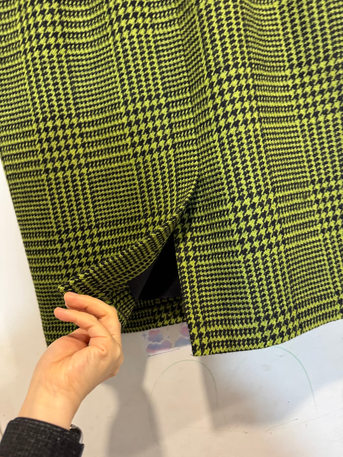 빈티지 입생로랑 울 스커트 상품이미지4