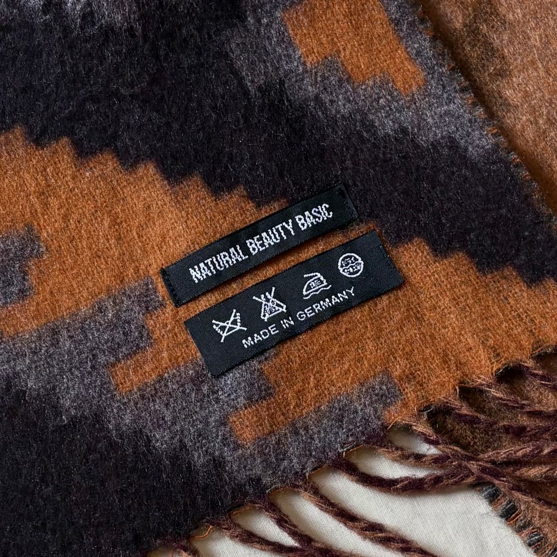 독일 나바호 패턴 양면 울 아크릴 머플러 상품이미지4