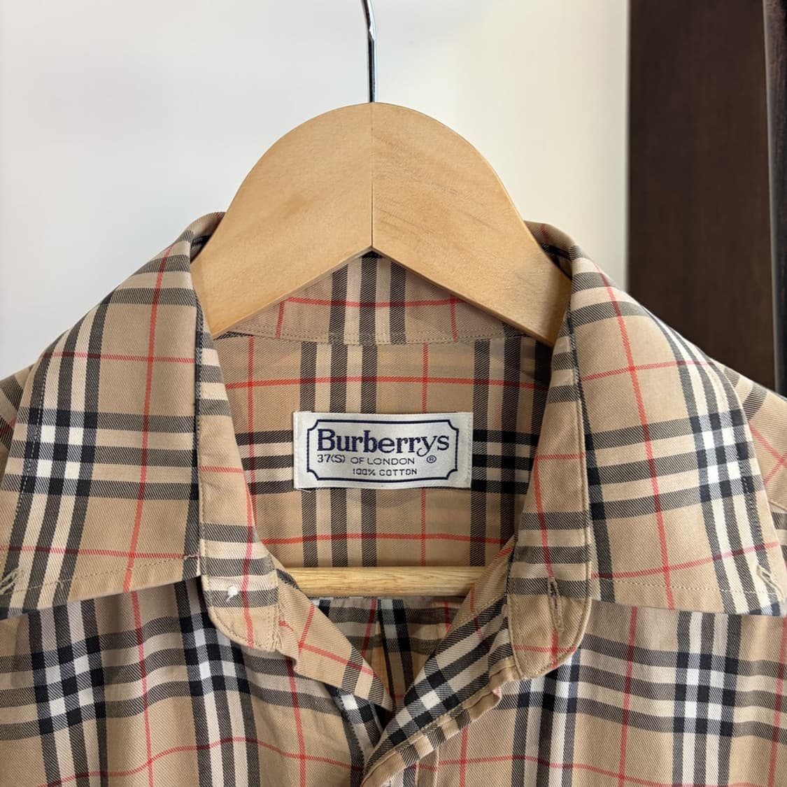15204 - 버버리 베이지 노바체크 셔츠 상품이미지5