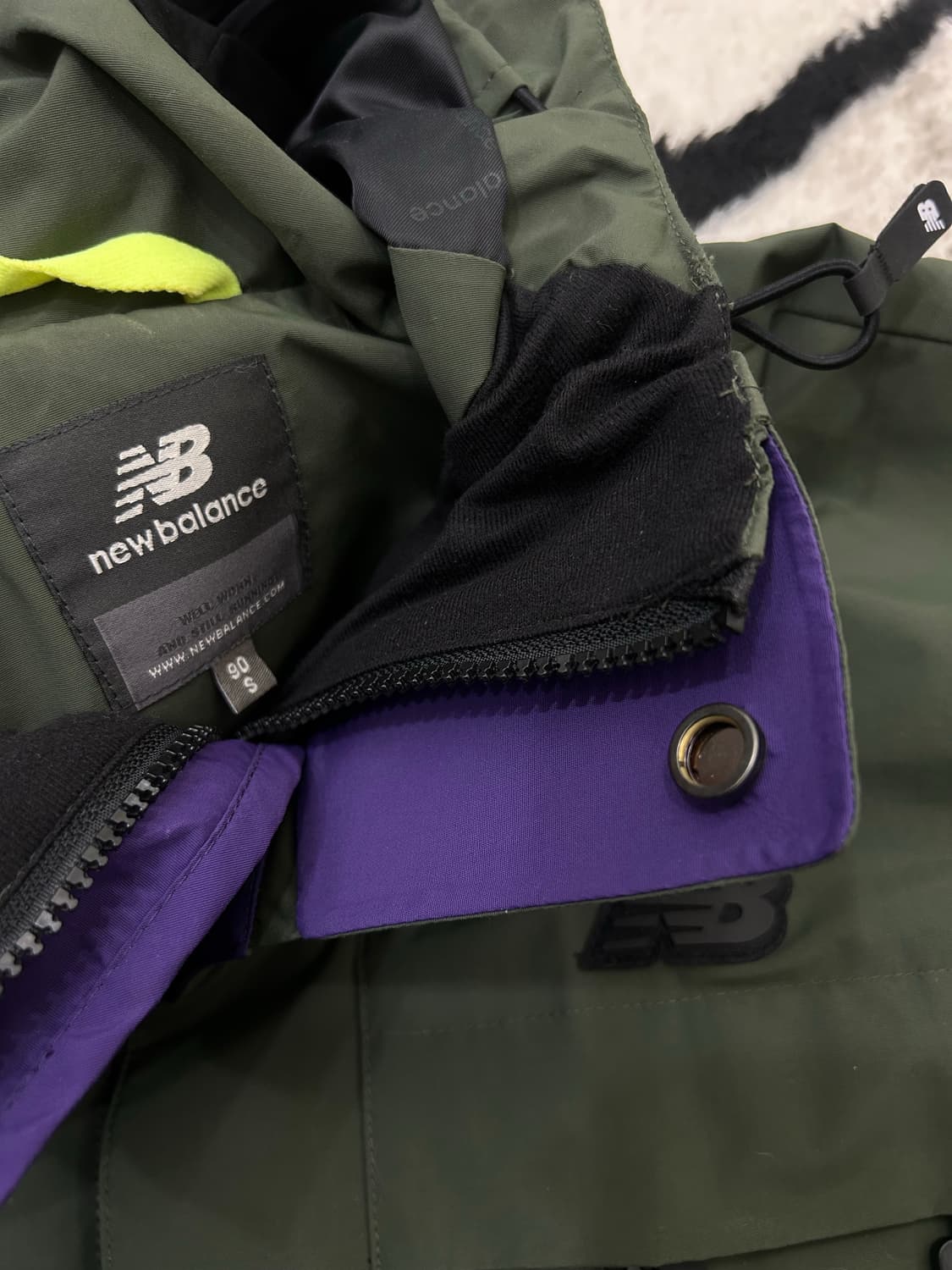 [S]뉴발란스 유틸리티 카고 후드바람막이/카키 상품이미지7