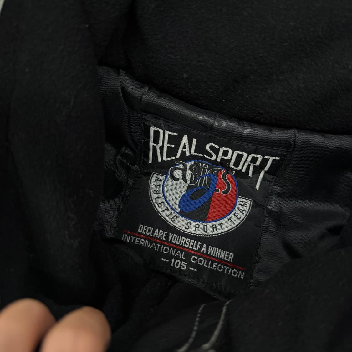 [ 정품/105 ] 아식스 리얼 스포츠팀 스티치 바람막이 자켓 상품이미지5