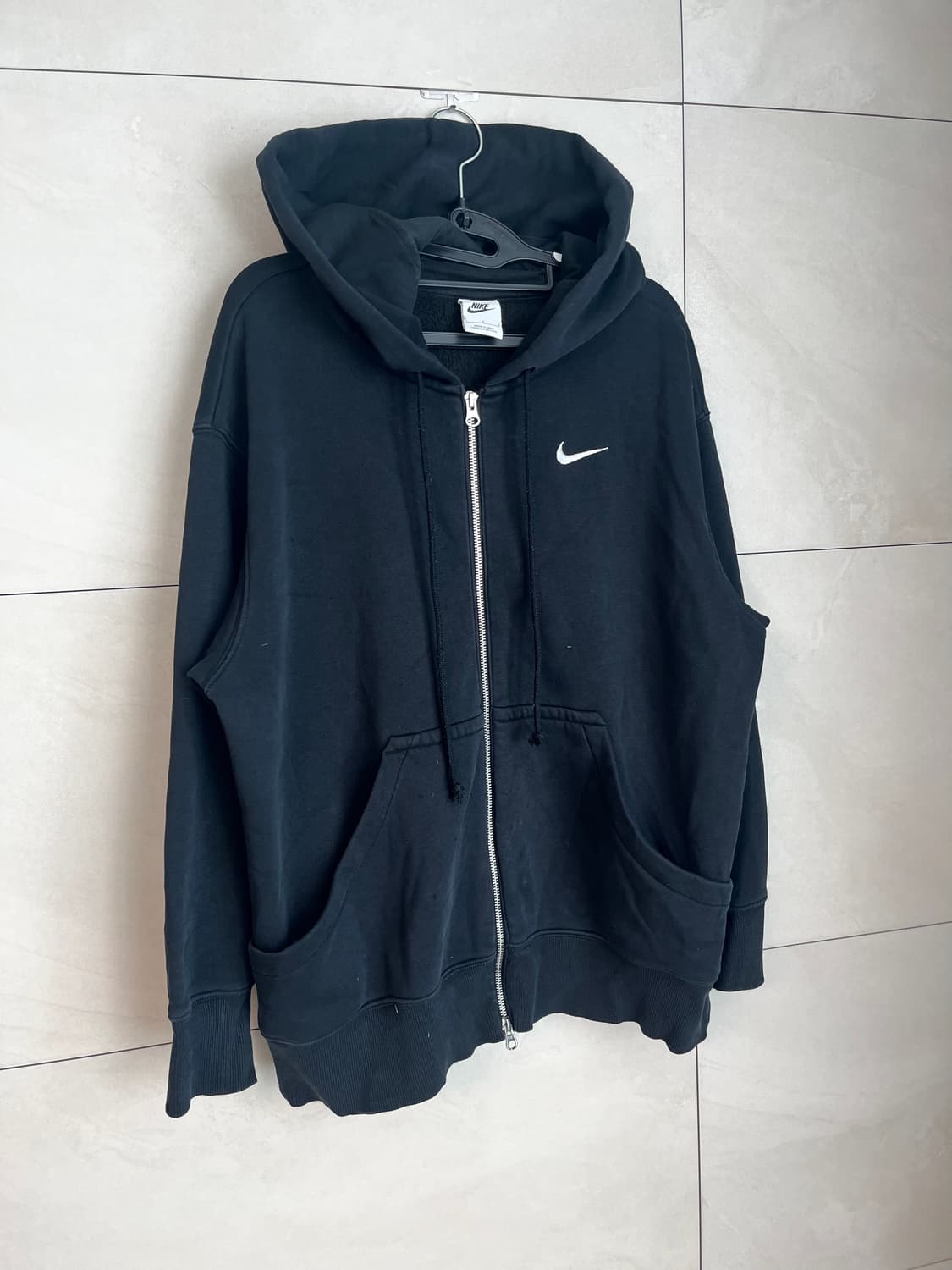 나이키 스우시 후드집업 블랙 [S] 상품이미지1