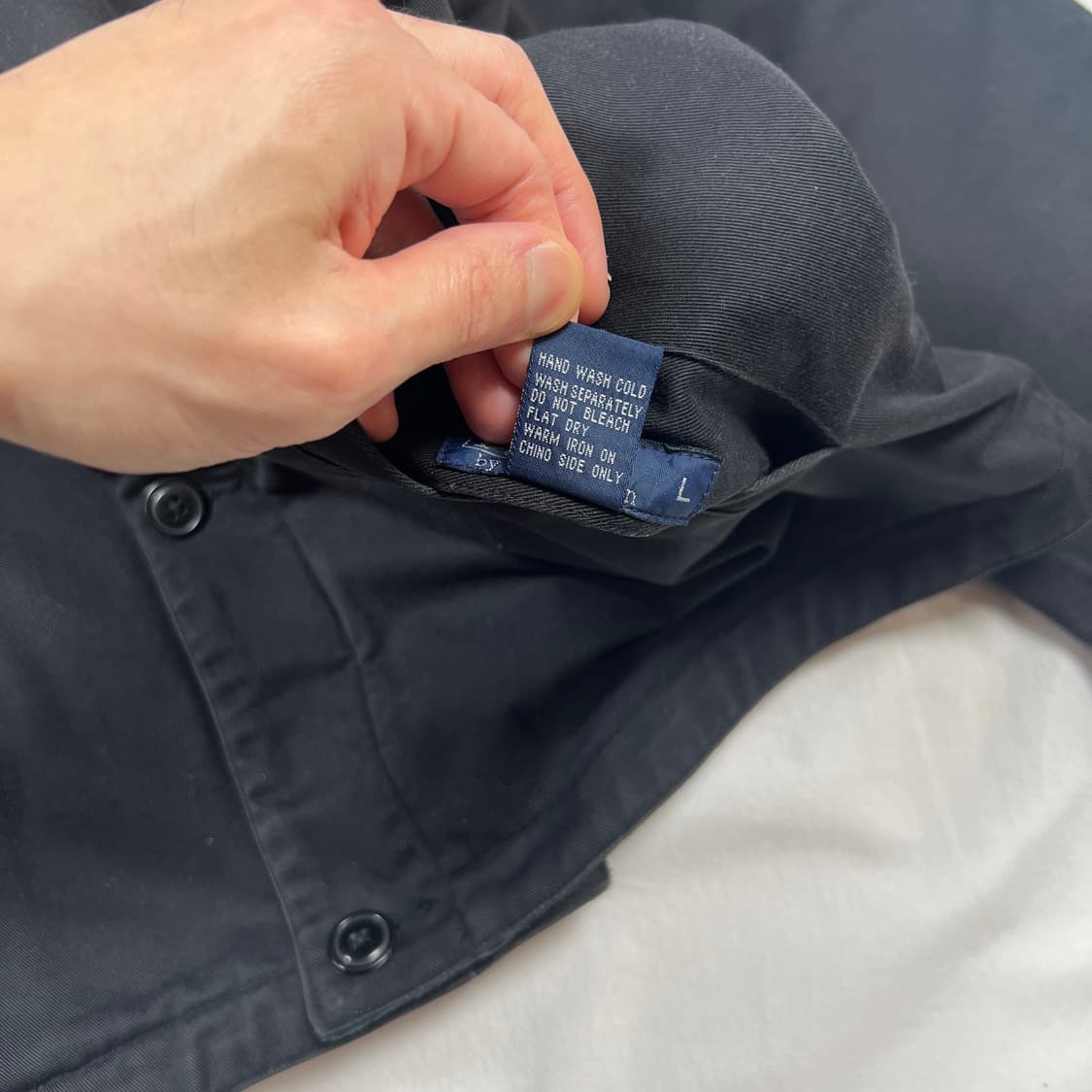 90‘s 폴로랄프로렌 스펠아웃 타탄체크 리버시블 자켓 상품이미지10