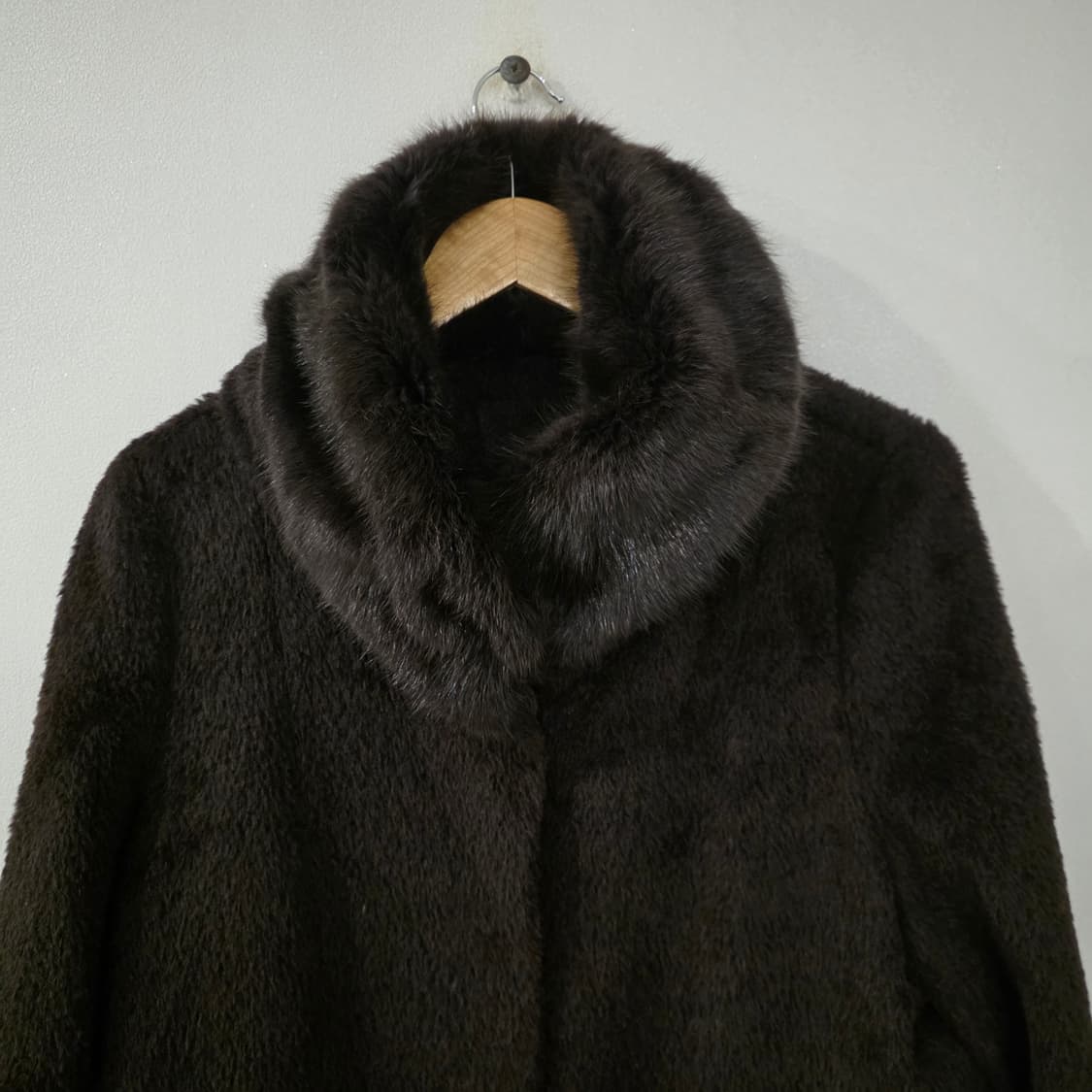 퍼 코트 갈색 94-108-165 상품이미지3